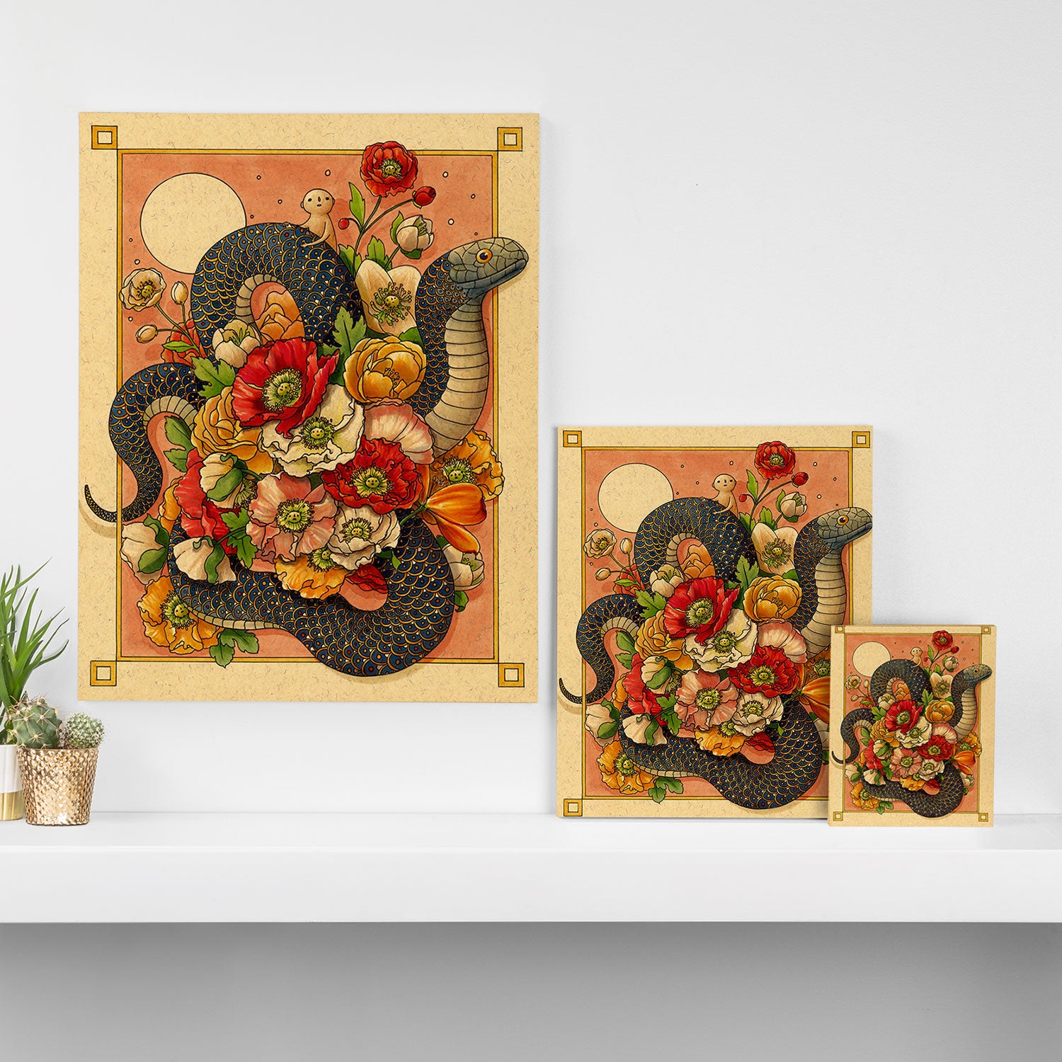 Summer Bouquet Canvas Print Gallery Image 3