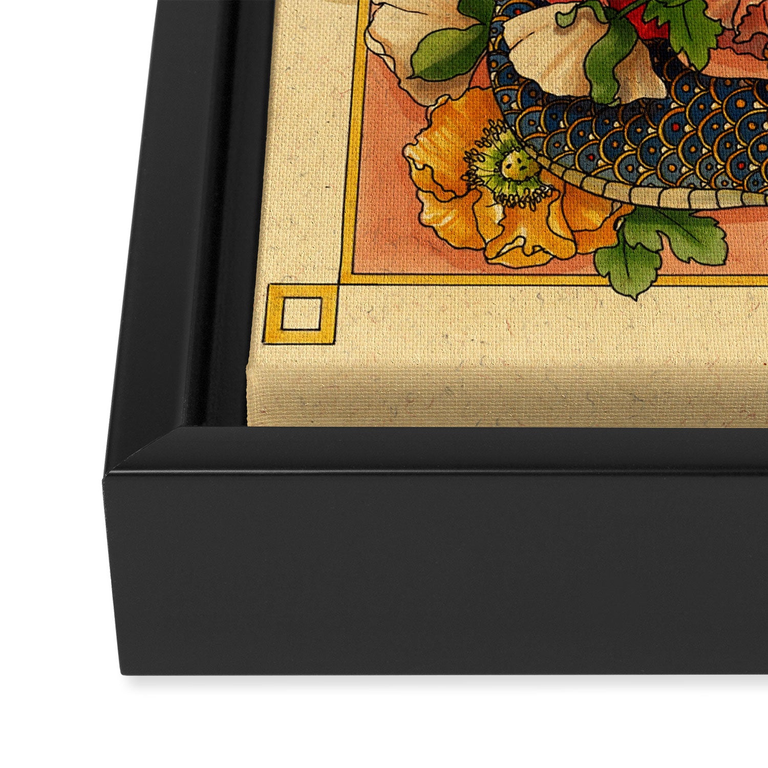 Summer Bouquet Framed Canvas Print Gallery Image 3
