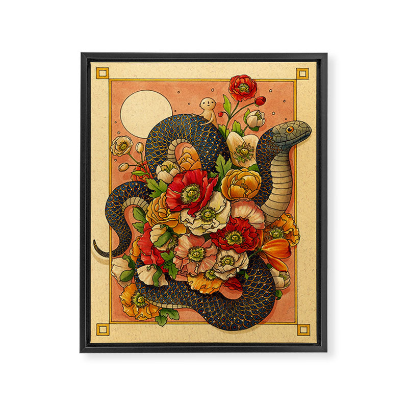 Summer Bouquet Framed Canvas Print Gallery Image 6