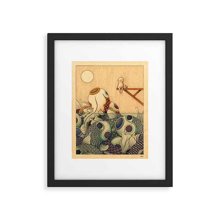 Summer by the Sea Framed Art Print Gallery Image 1