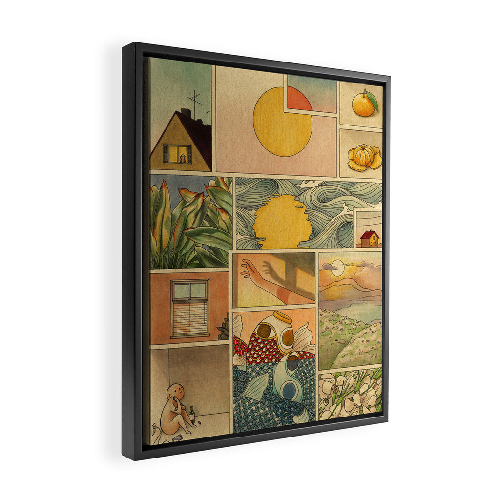Summer Framed Canvas Print Gallery Image 2