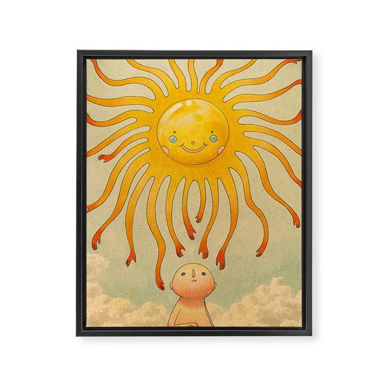 Summer Sun Framed Canvas Print Gallery Image 6