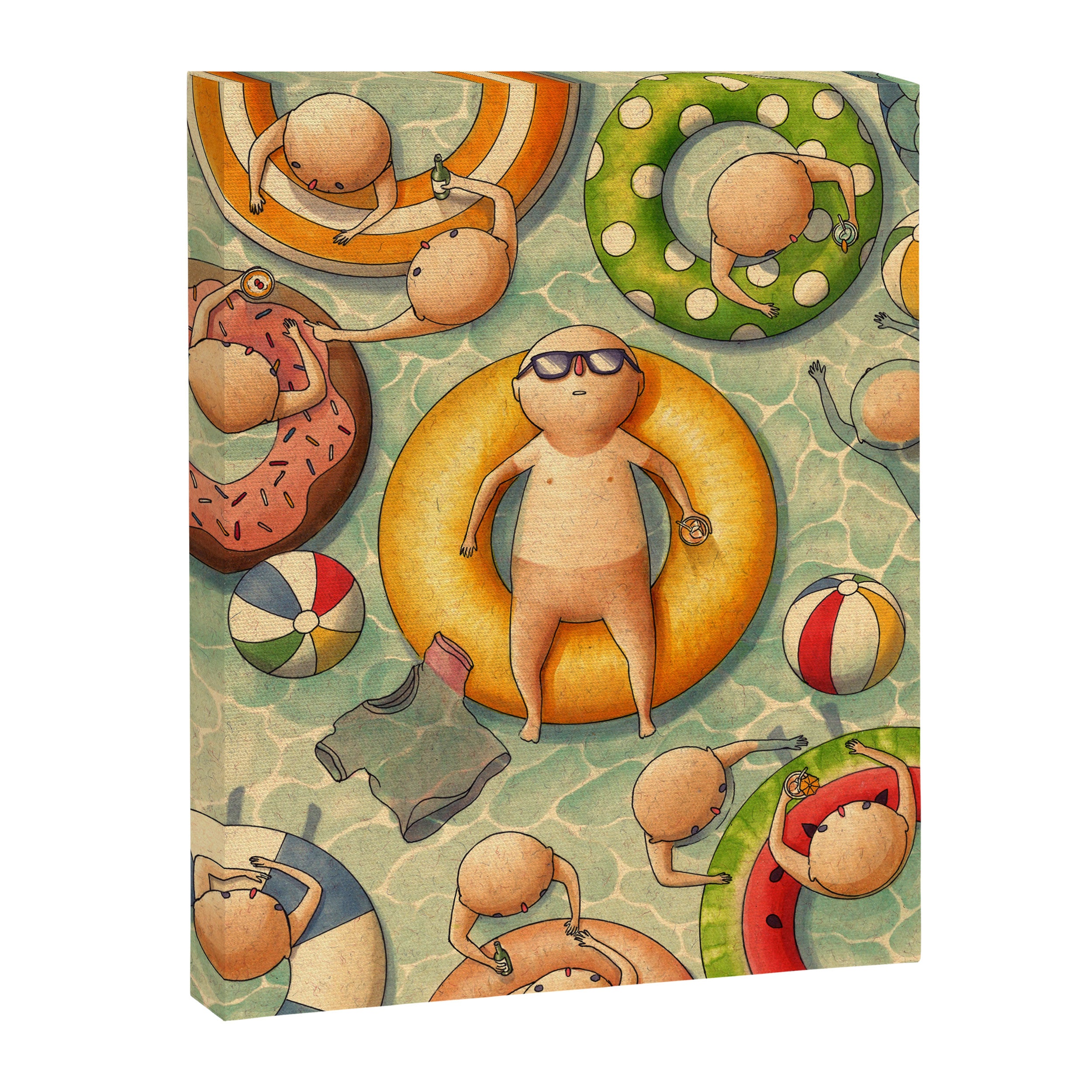 Summertime Canvas Print Gallery Image 3