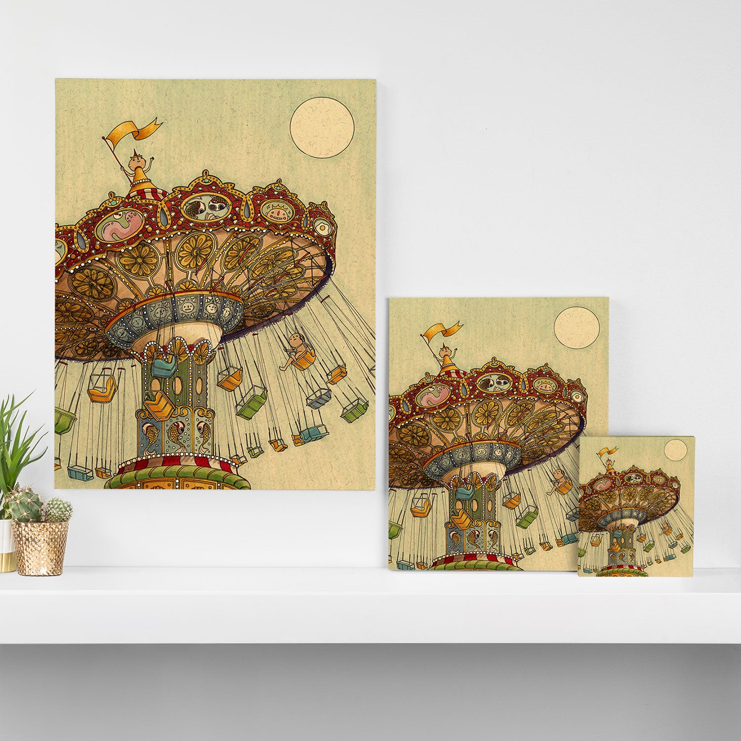 Swing Ride Canvas Print Gallery Image 3