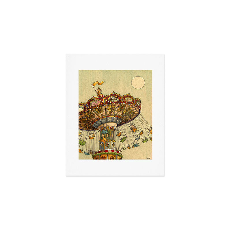 Swing Ride Art Print Gallery Image 1