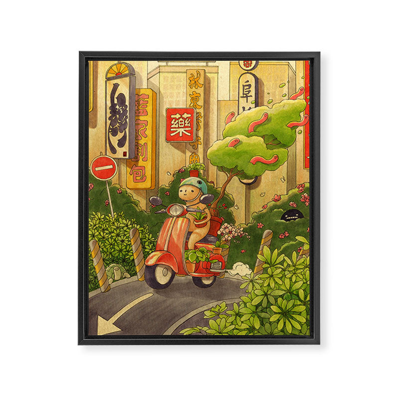 Taiwan Framed Canvas Print Gallery Image 6