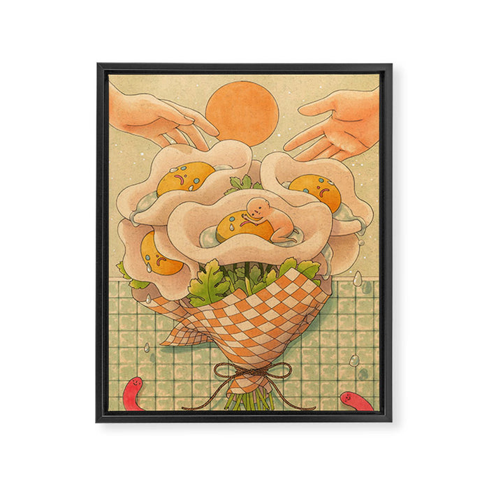 Take Care Framed Canvas Print Gallery Image 1