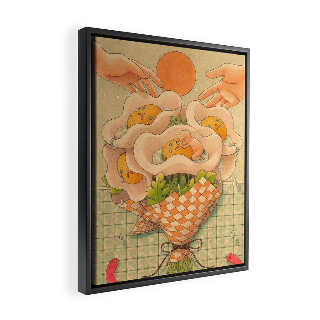 Take Care Framed Canvas Print Gallery Image 2