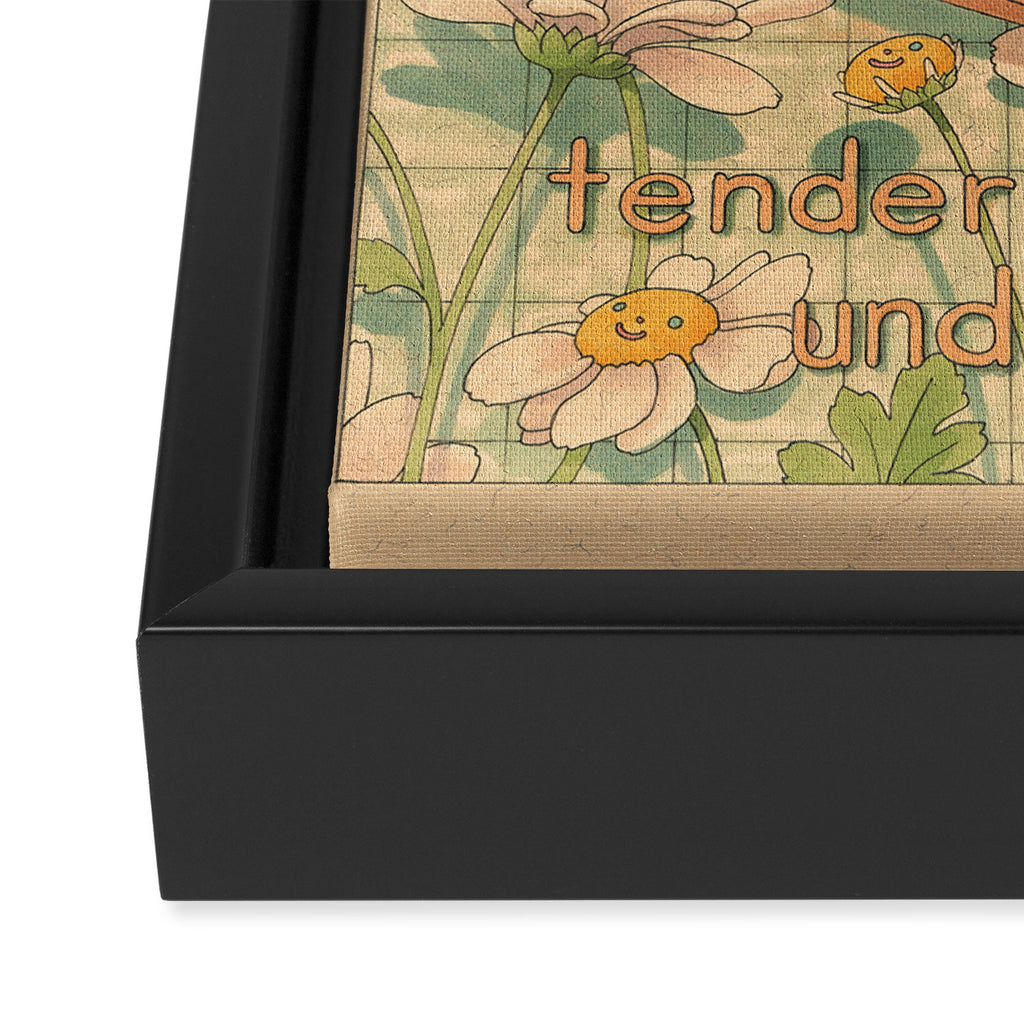 Tenderness and Understanding Framed Canvas Print Gallery Image 3