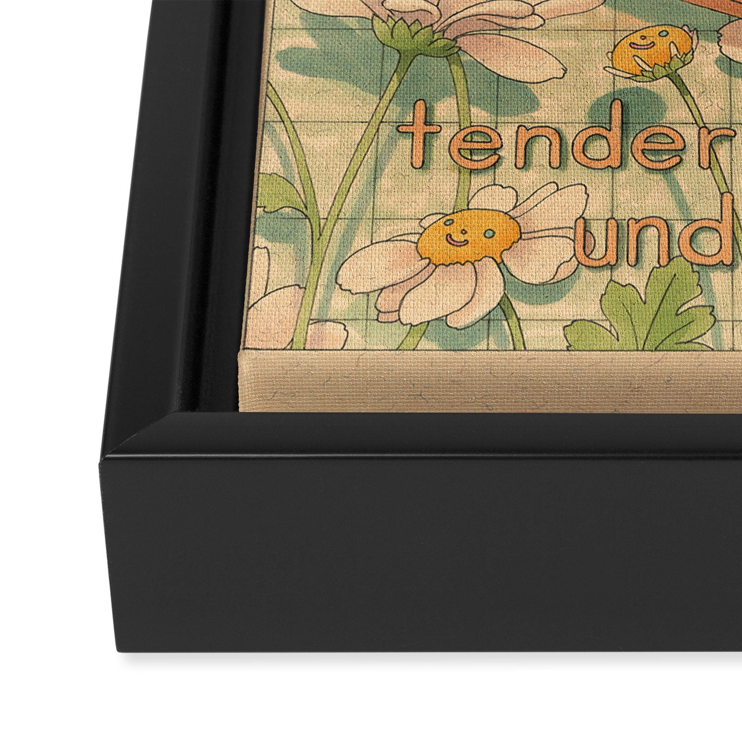 Tenderness and Understanding Framed Canvas Print Gallery Image 3