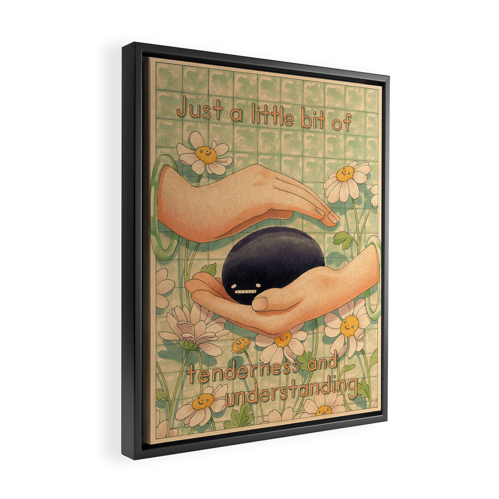 Tenderness and Understanding Framed Canvas Print Gallery Image 2