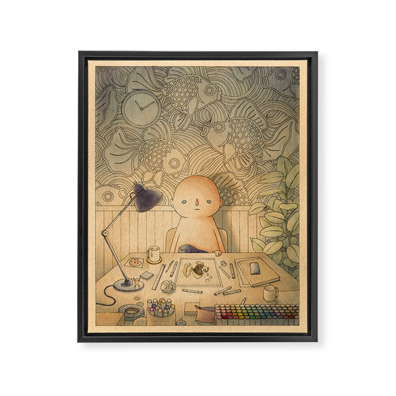 The Artist Framed Canvas Print Gallery Image 6