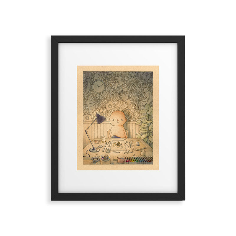 The Artist Framed Art Print Gallery Image 5