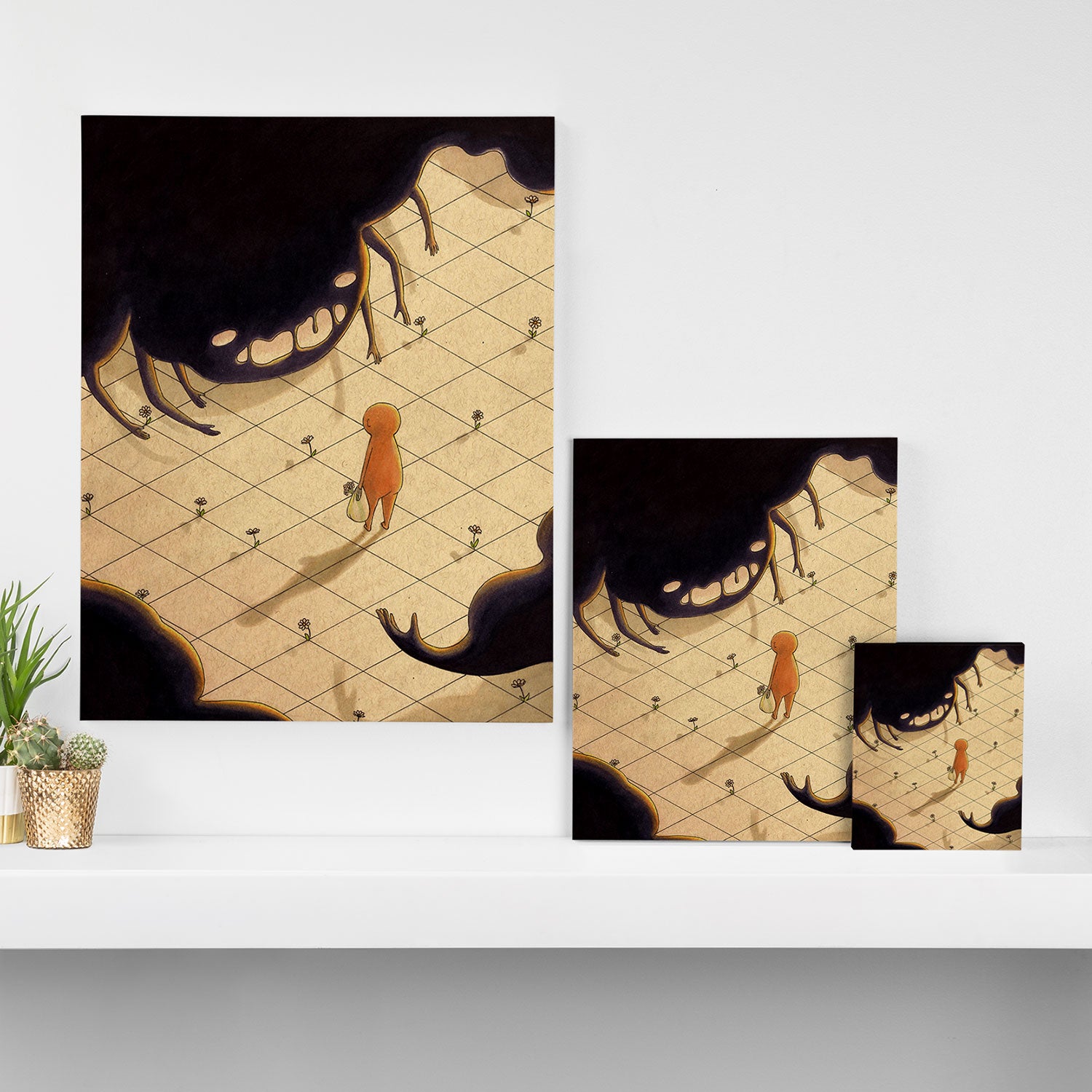 The Fear Canvas Print Gallery Image 3