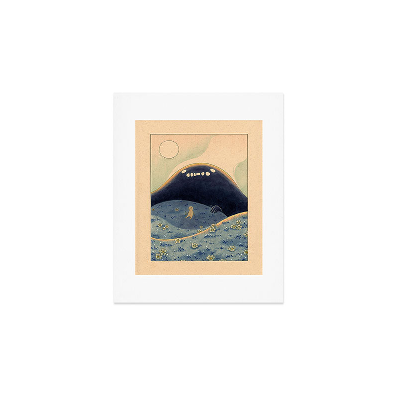 The Fear (Blue) Art Print Gallery Image 1