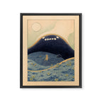The Fear (Blue) Framed Canvas Print Gallery Image 6