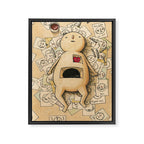 The Illustrator Framed Canvas Print Gallery Image 6