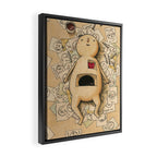 The Illustrator Framed Canvas Print Gallery Image 2