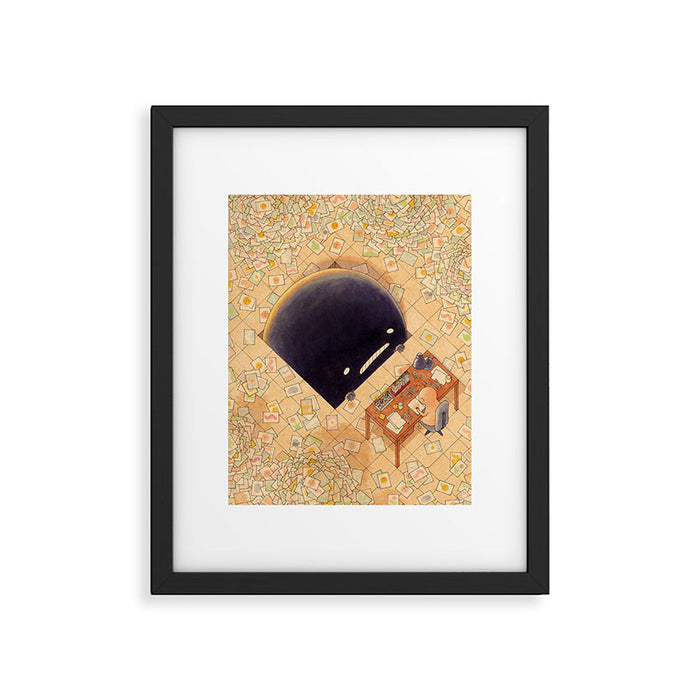 The Illustrator Framed Art Print Gallery Image 1