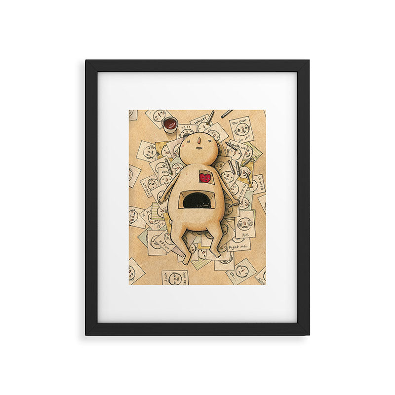 The Illustrator Framed Art Print Gallery Image 5