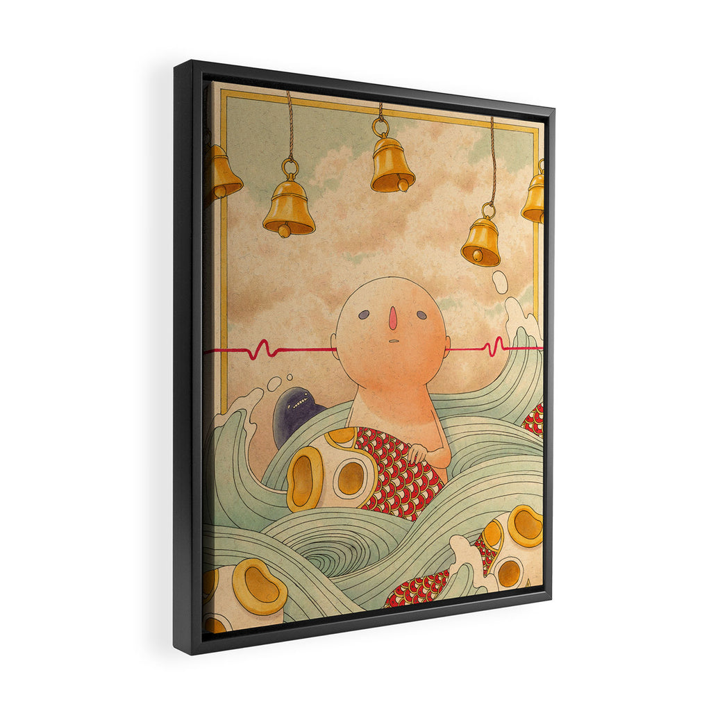 Tinnitus Framed Canvas Print Gallery Image 2