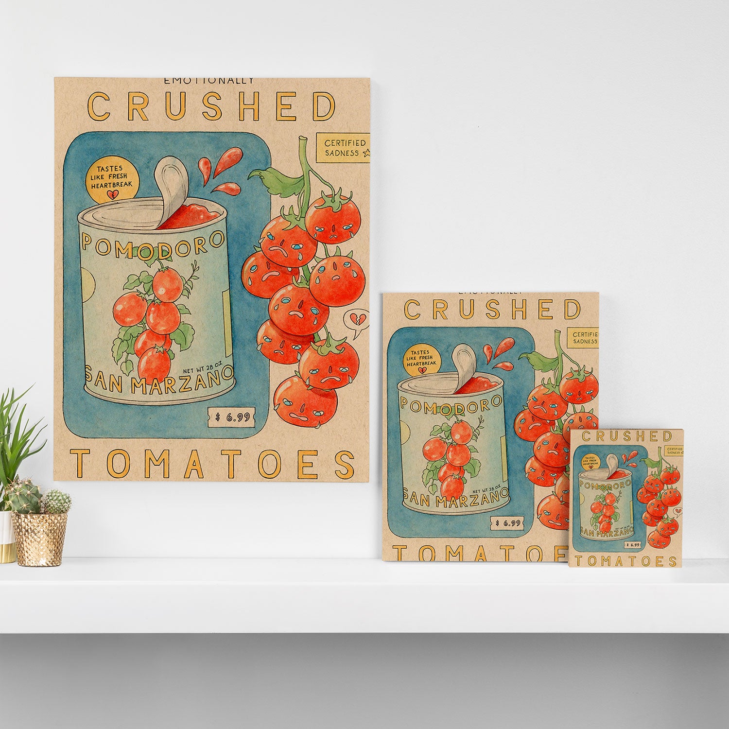 Tomatoes Canvas Print Gallery Image 3