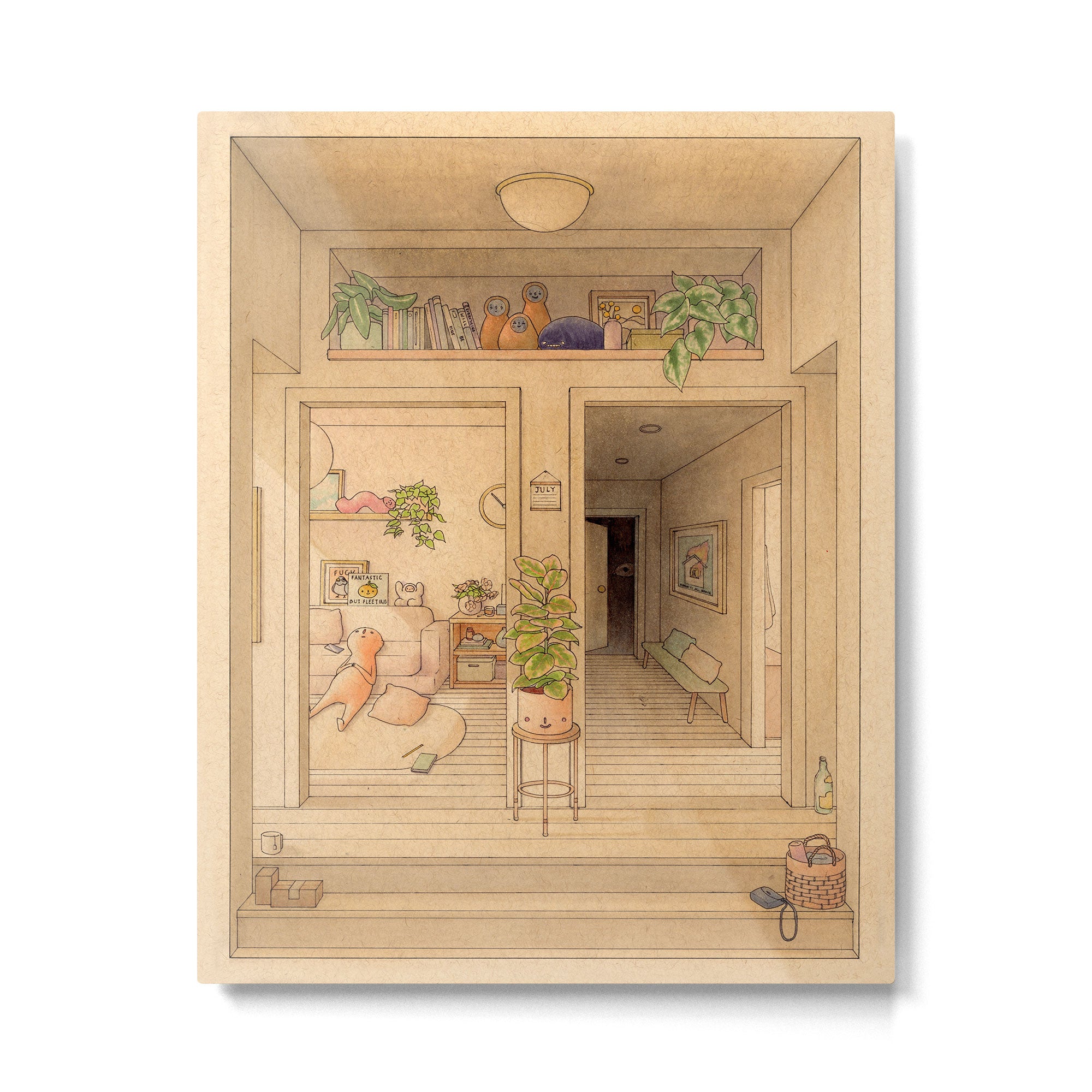 Two Doors Metal Print Gallery Image 4