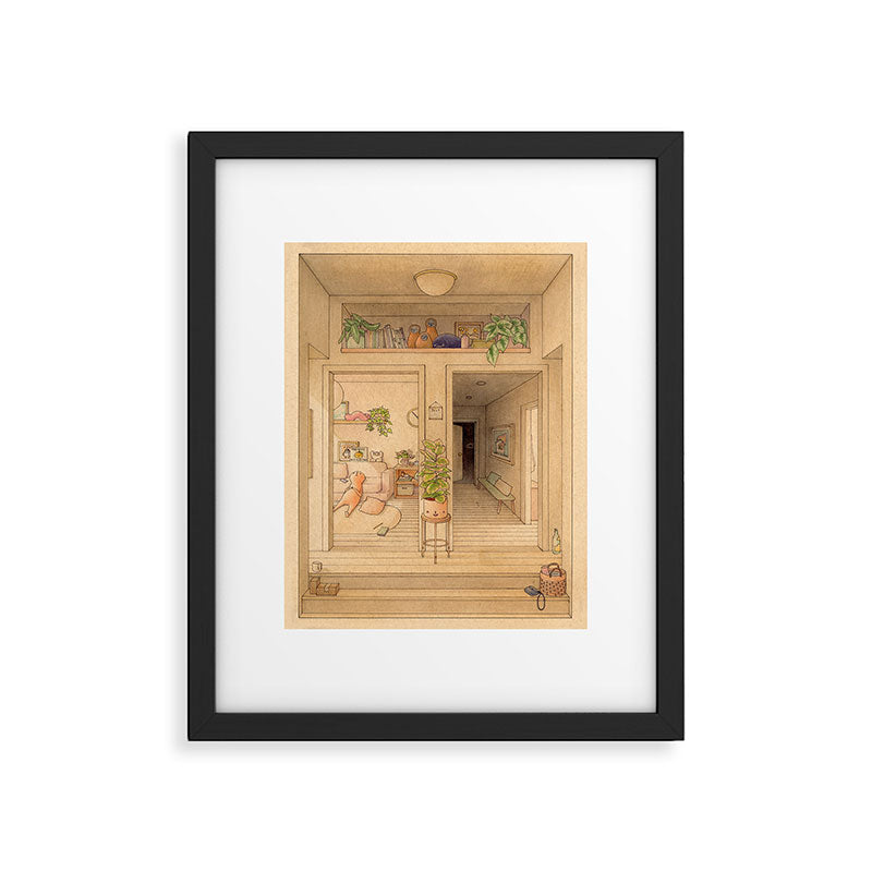 Two Doors Framed Art Print Gallery Image 5