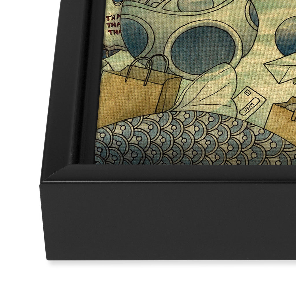 Underwater Framed Canvas Print Gallery Image 3