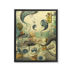 Underwater Framed Canvas Print Gallery Image 6