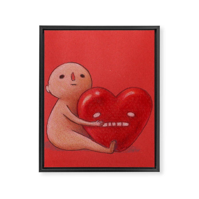 Valentines 01 Framed Canvas Print Gallery Image 1