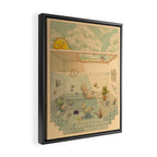 Waiting Framed Canvas Print Gallery Image 2