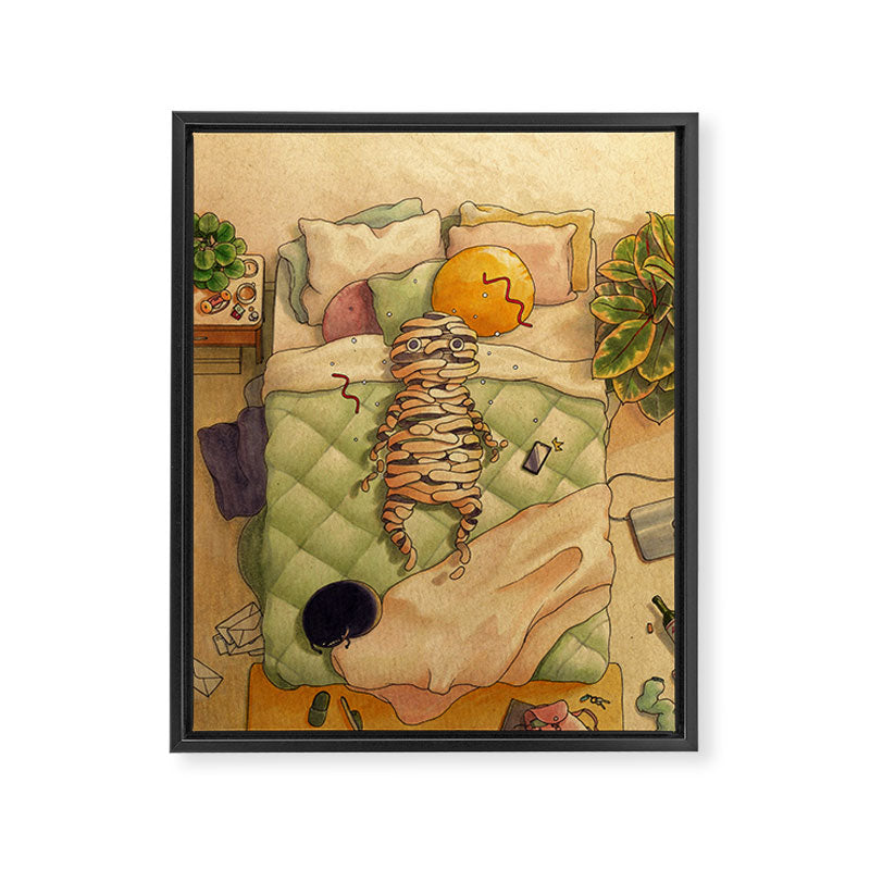 Waking Up Framed Canvas Print Gallery Image 6