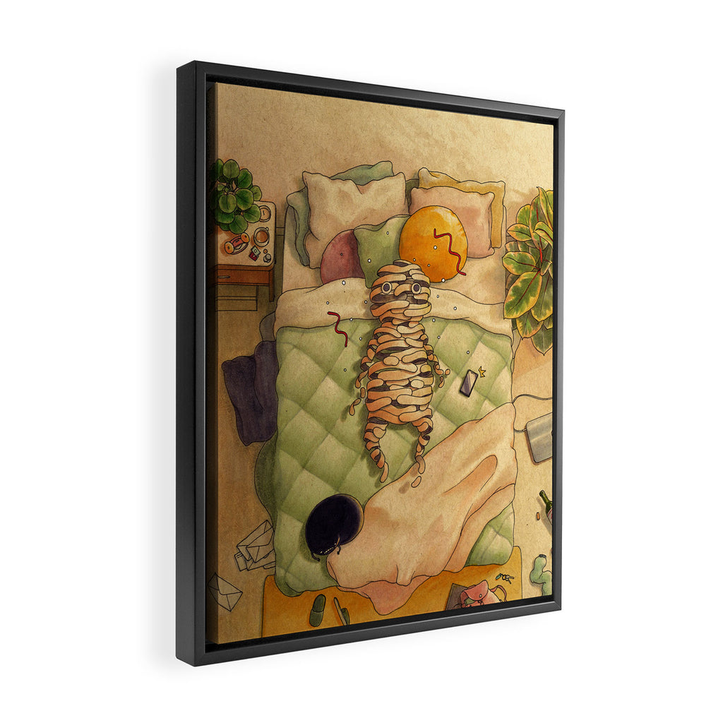 Waking Up Framed Canvas Print Gallery Image 2