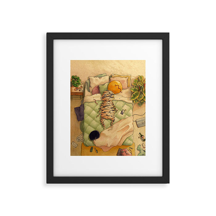 Waking Up Framed Art Print Gallery Image 1