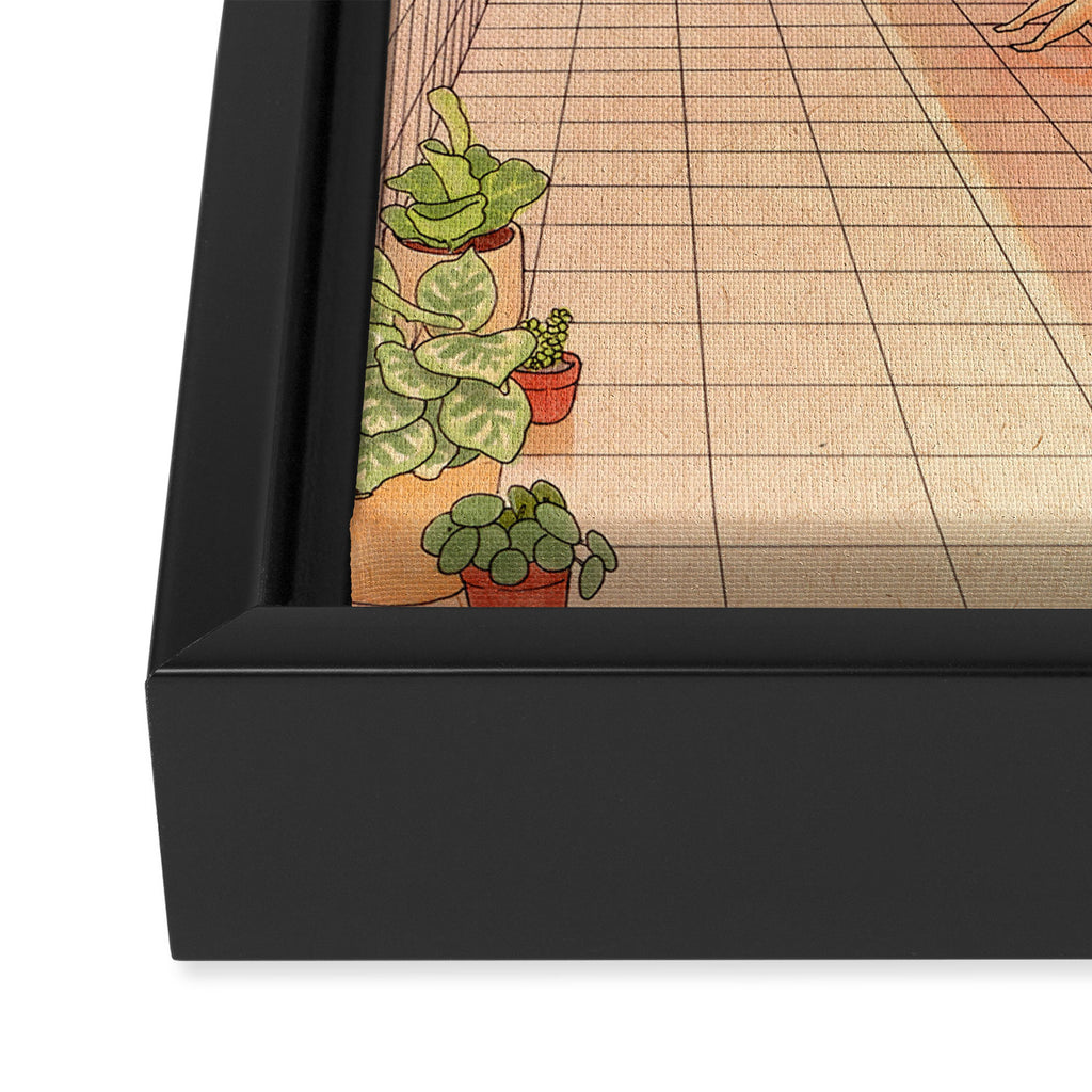 Walkway Framed Canvas Print Gallery Image 3