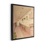 Walkway Framed Canvas Print Gallery Image 2