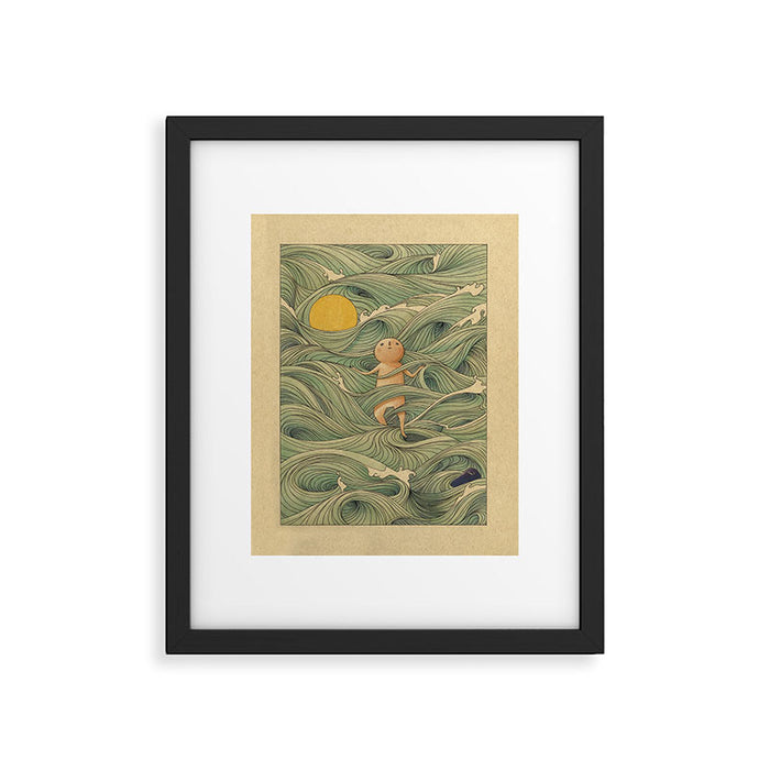 Washed Framed Art Print Gallery Image 1