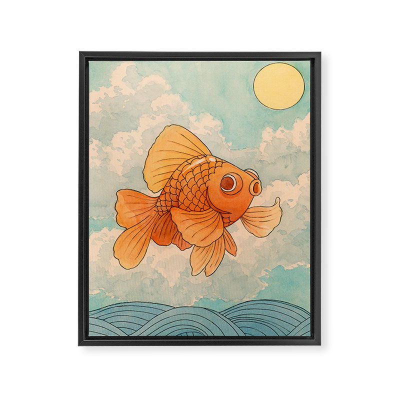 Watercolor #3 Framed Canvas Print Gallery Image 6