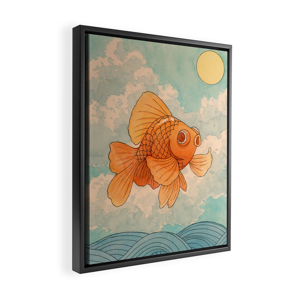 Watercolor #3 Framed Canvas Print Gallery Image 2