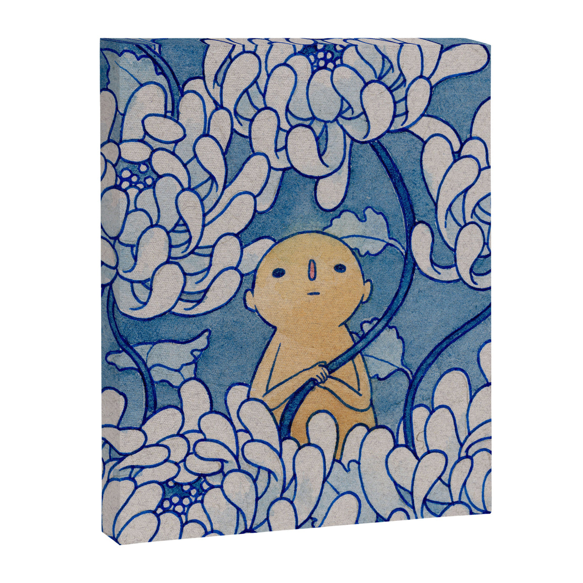 Watercolor Test (Blue) Canvas Print Gallery Image 8