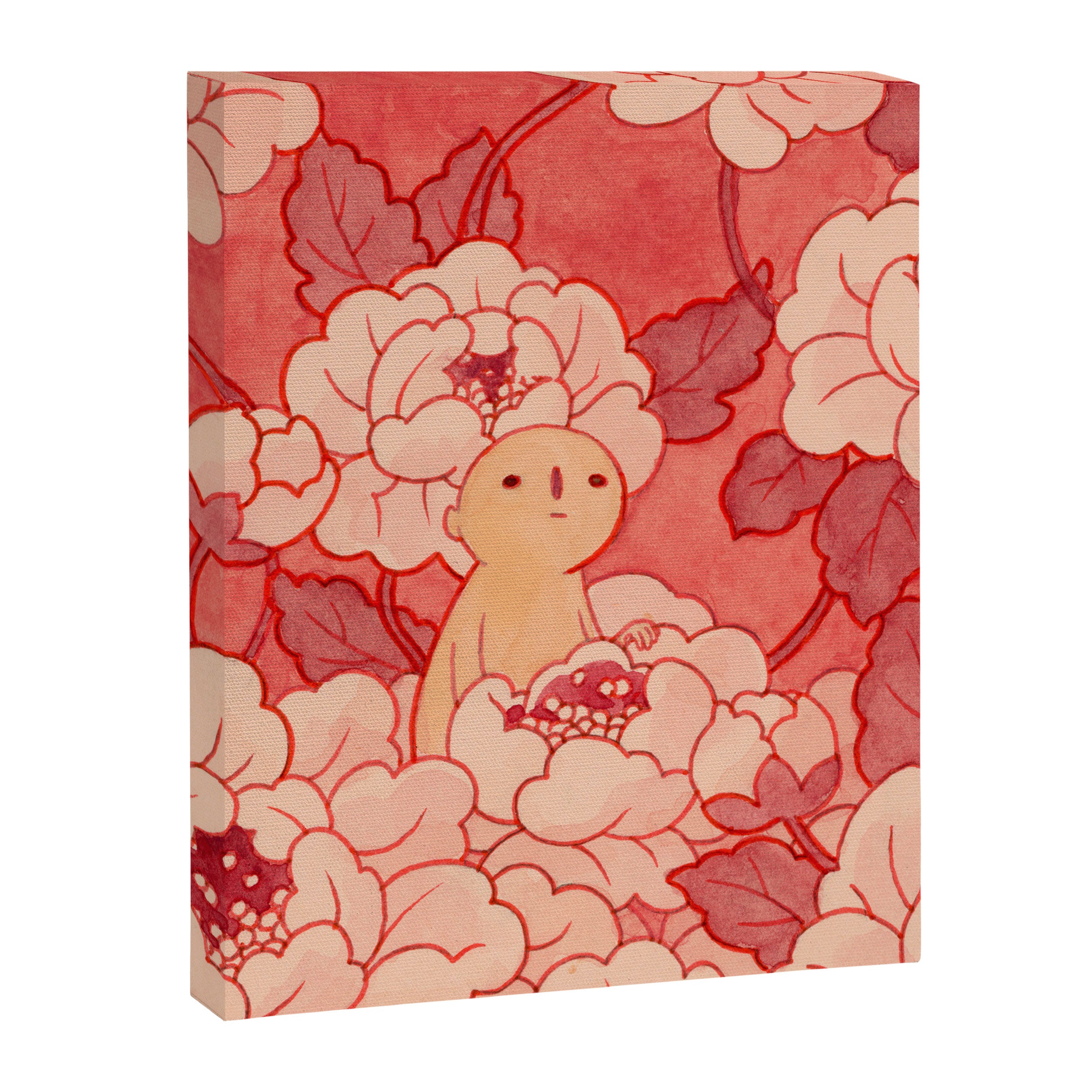 Watercolor Test (Red) Canvas Print Gallery Image 8