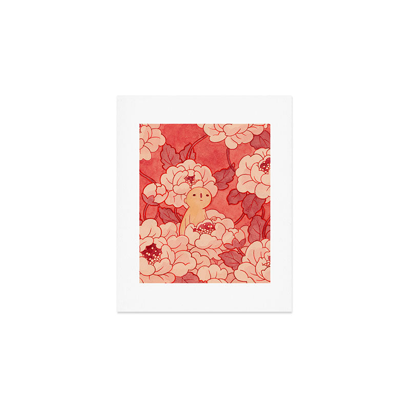 Watercolor Test (Red) Art Print Gallery Image 1