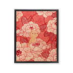 Watercolor Test (Red) Framed Canvas Print Gallery Image 8