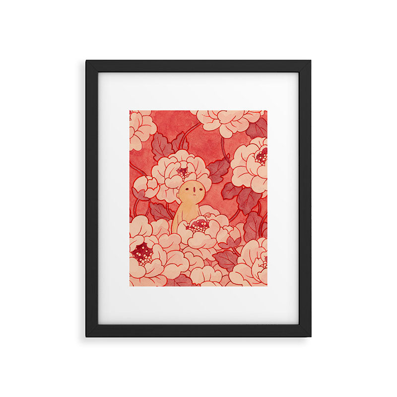 Watercolor Test (Red) Framed Art Print Gallery Image 6