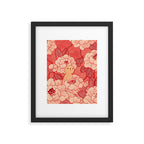 Watercolor Test (Red) Framed Art Print Gallery Image 6