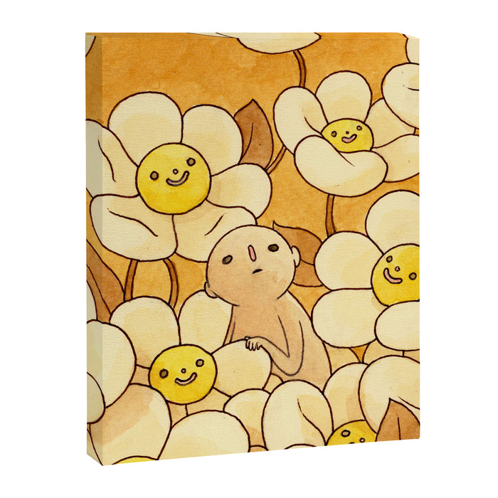 Watercolor Test (Yellow) Canvas Print Gallery Image 1