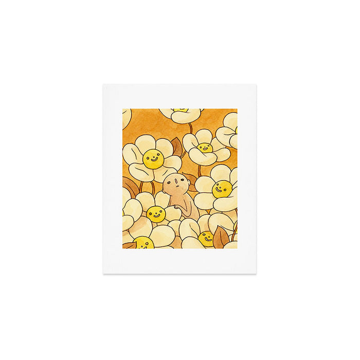 Watercolor Test (Yellow) Art Print Gallery Image 1