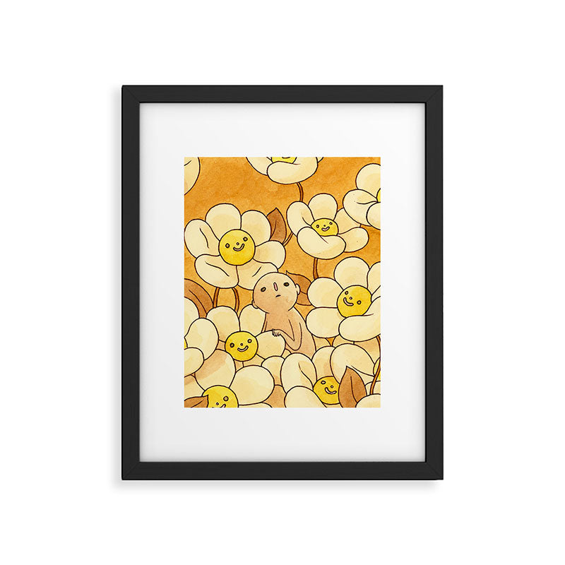 Watercolor Test (Yellow) Framed Art Print Gallery Image 6