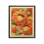 Weepy Chrysanthemums Framed Canvas Print Gallery Image 6